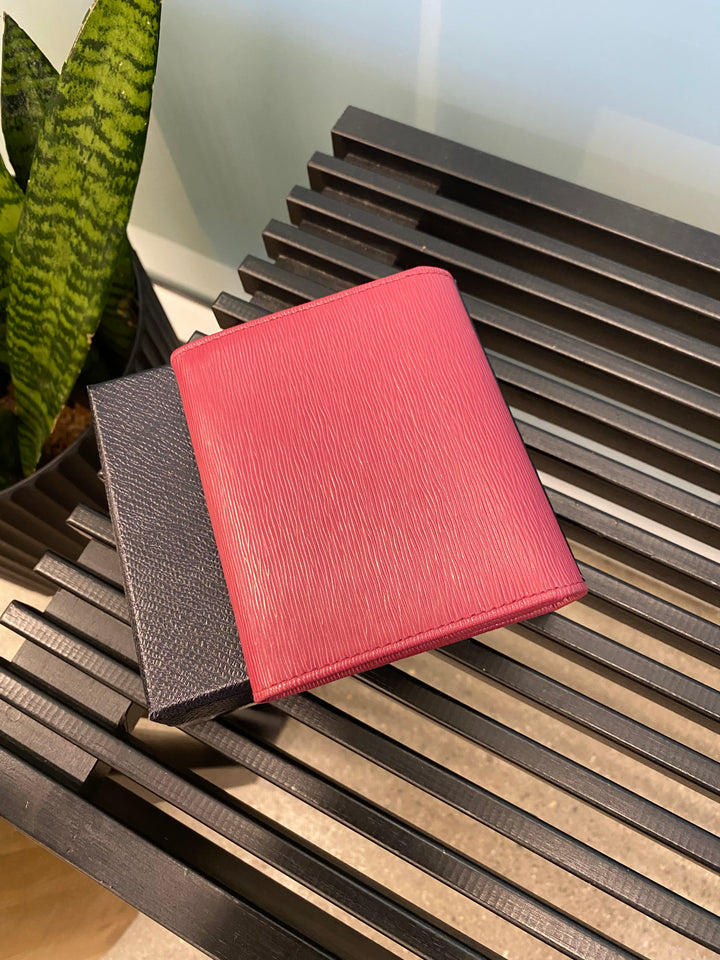 Prada Fuchsia Epi Compact Wallet (5579)