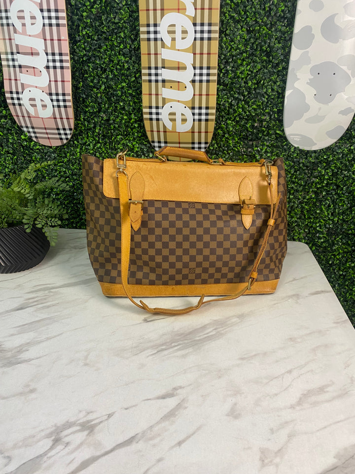 Louis Vuitton Damier Ebene Clipper Luggage Bag (4323)