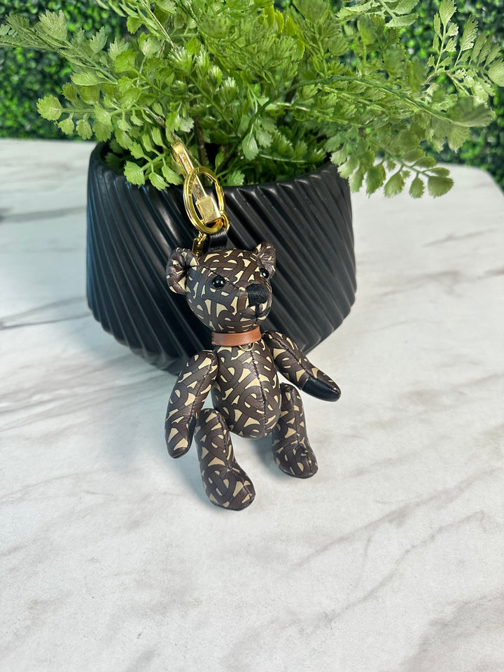 Burberry TB Logo Bear Bag Charm (6921)
