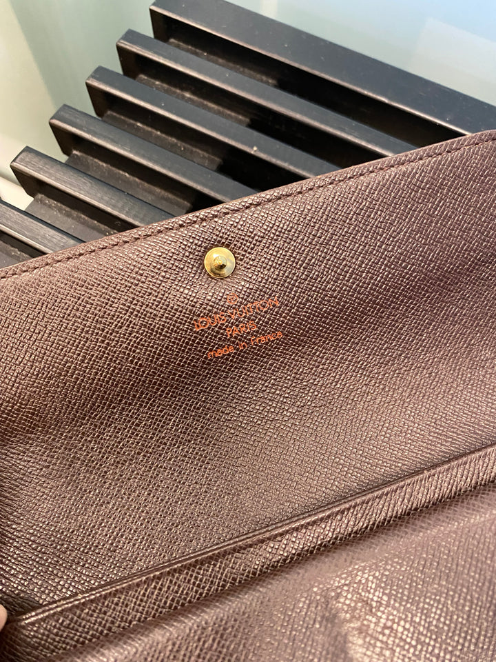 Louis Vuitton Damier Ebene Porte Etui Wallet (1473)
