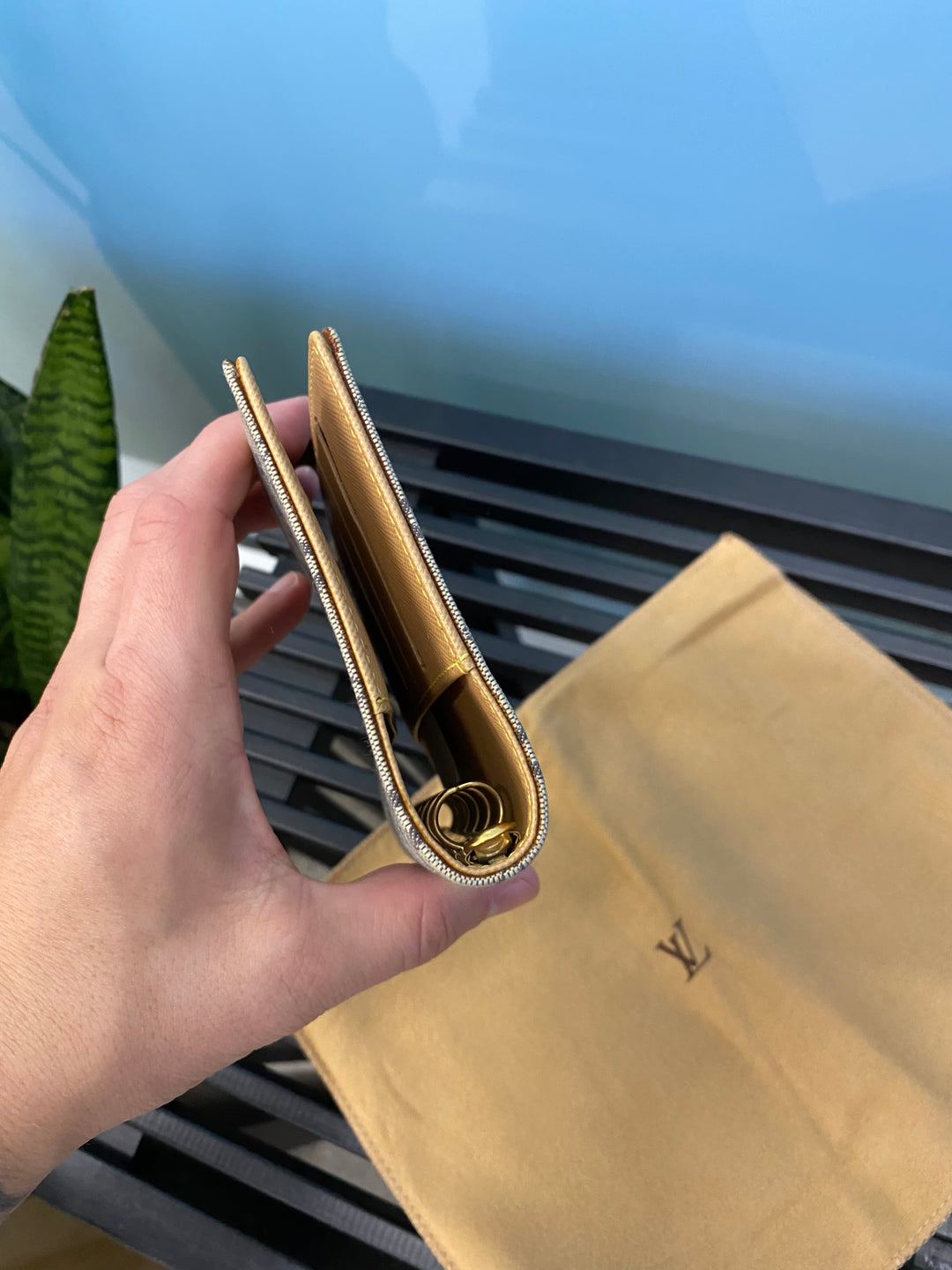 Louis Vuitton Navy Mini Lin Agenda PM (9383)