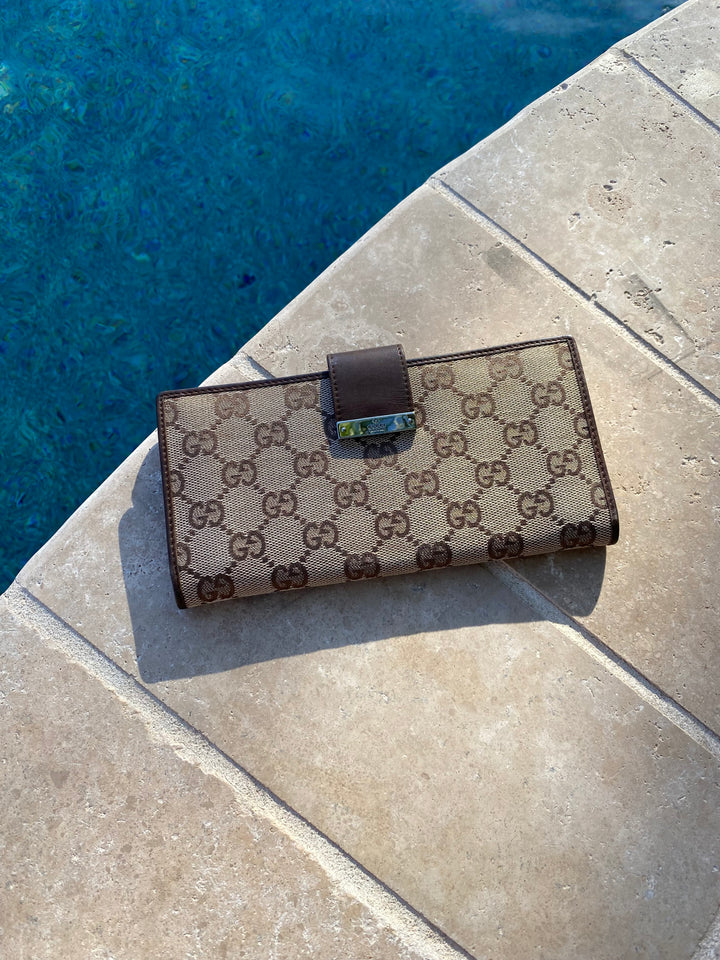 Gucci GG Canvas Long Wallet (2454)