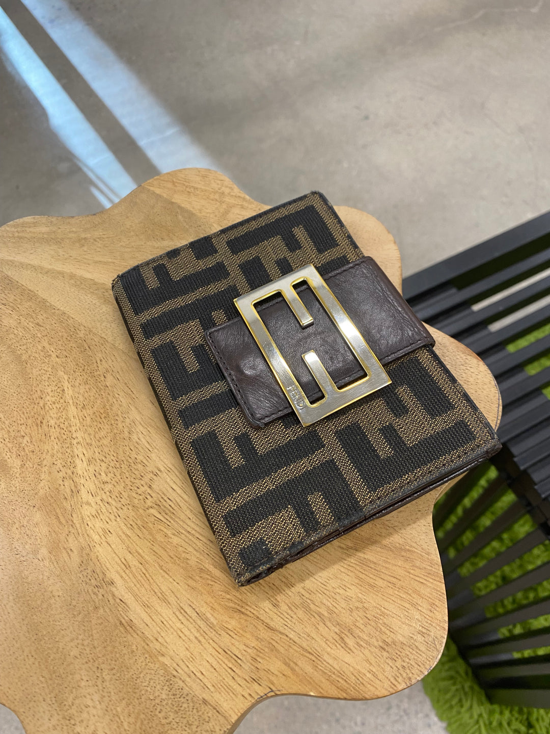 Fendi Zucca Compact Wallet (8987)