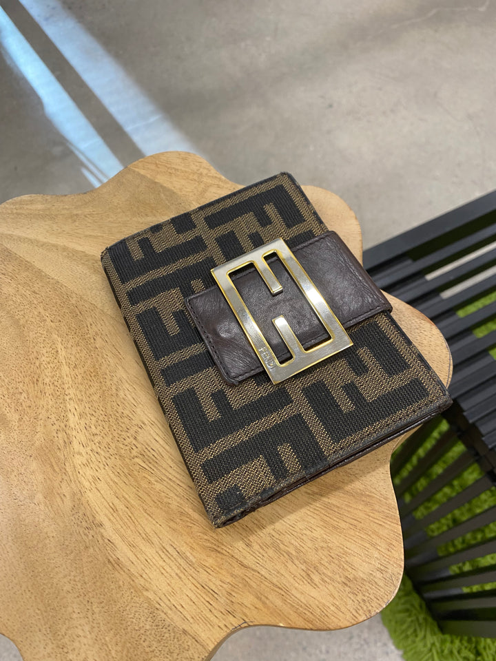 Fendi Zucca Compact Wallet (8987)