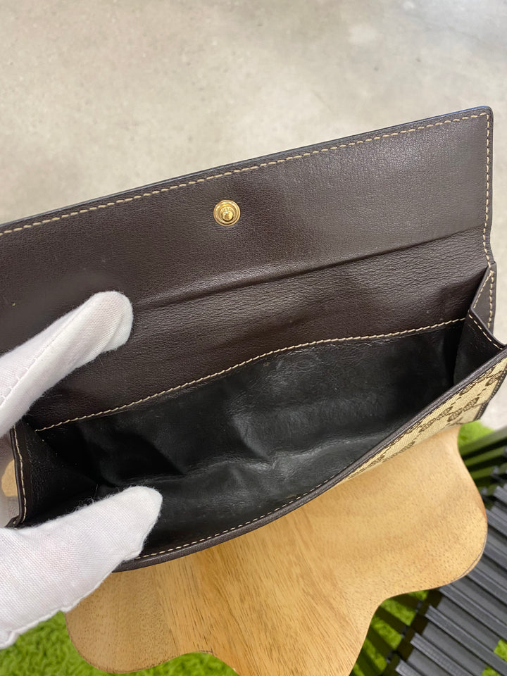 Gucci GG Canvas Heart Long Wallet (7608)