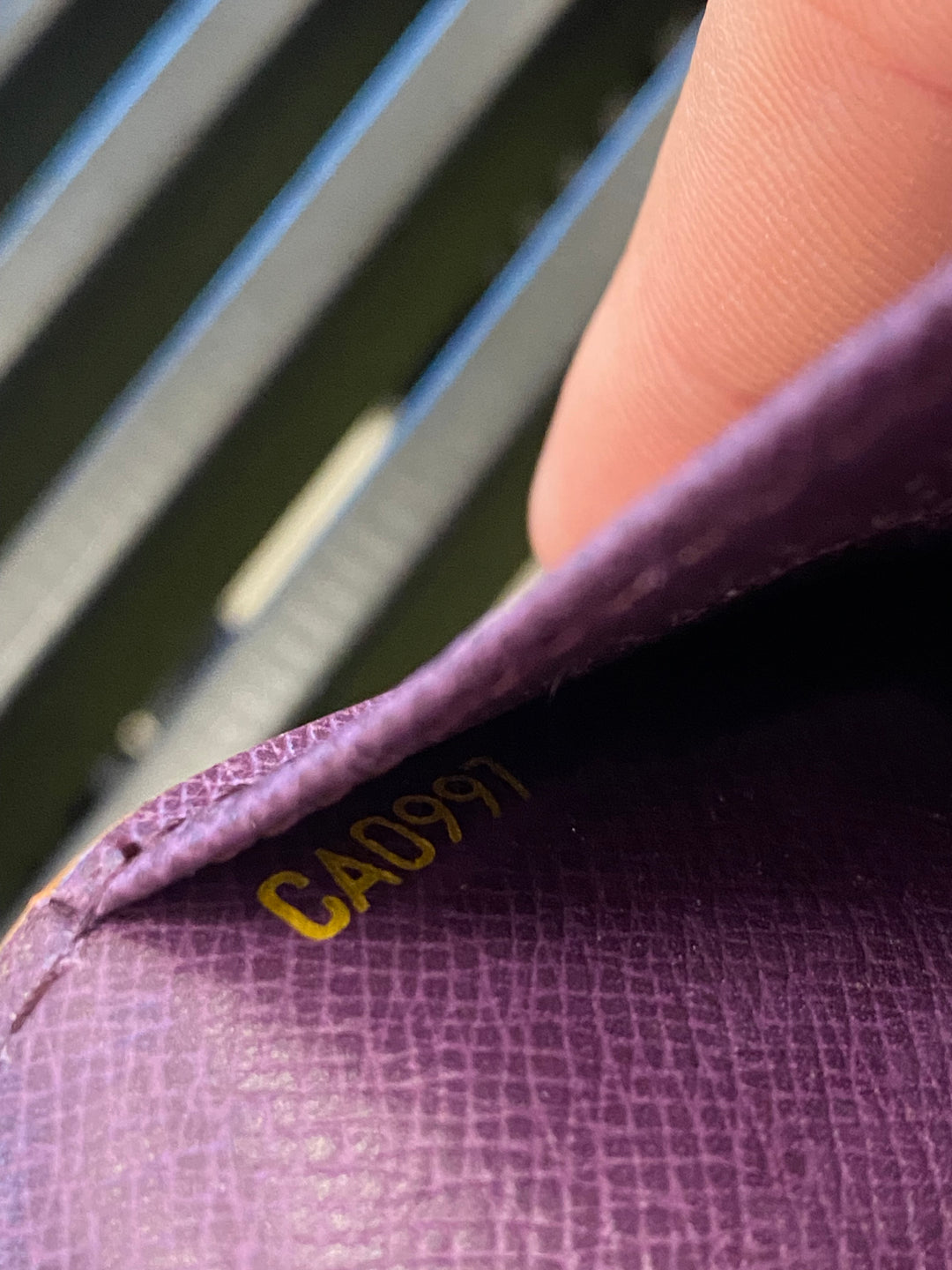 Louis Vuitton Yellow Epi Agenda PM (9490)