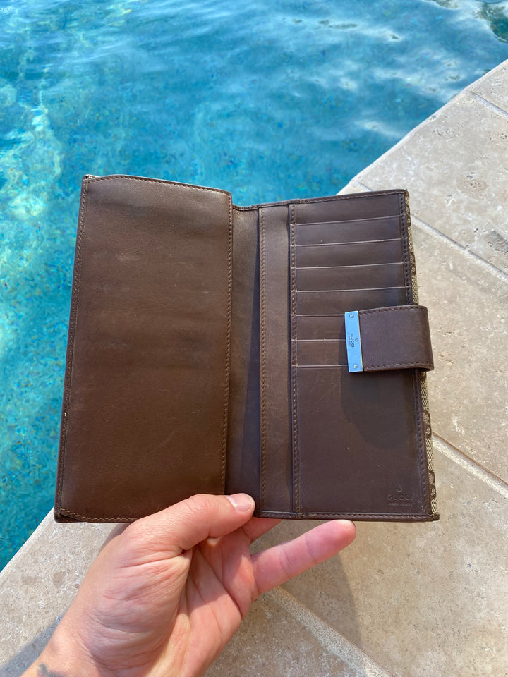 Gucci GG Canvas Long Wallet (2454)