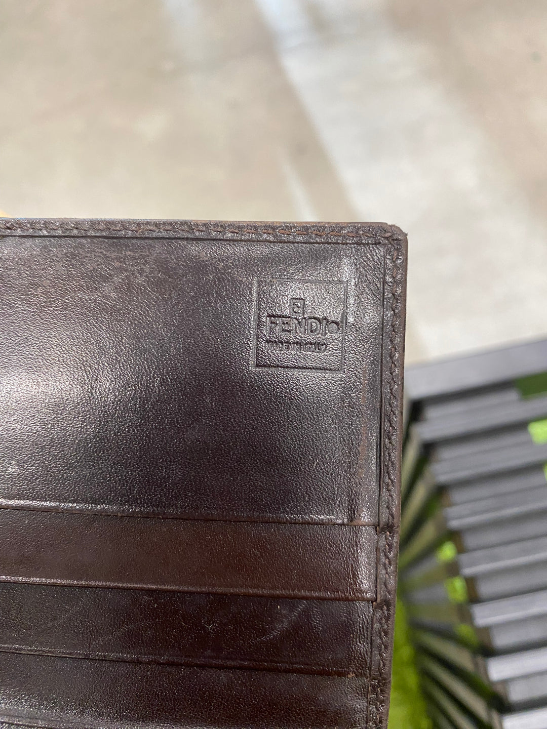 Fendi Zucca Long Flap Wallet (1213)