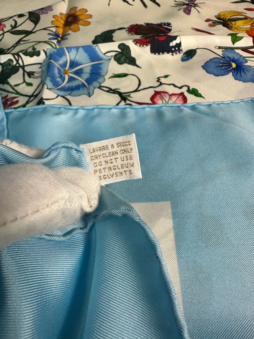 Gucci Floral Silk Scarf (2314)