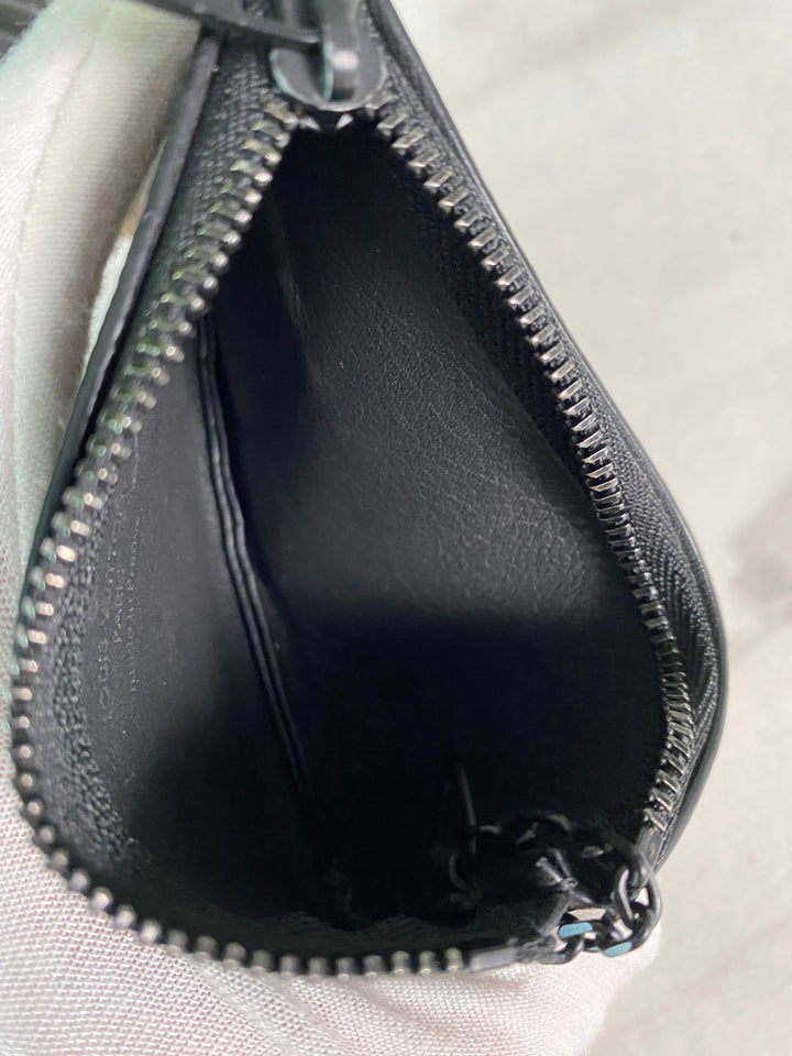 Louis Vuitton Black Aerogram Key Pouch (7435)