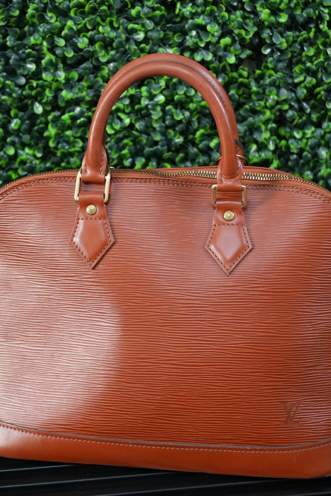 Louis Vuitton Epi Alma Brown Handbag