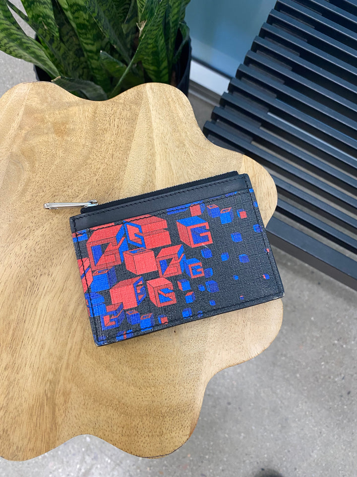 Gucci Square G Space Print Coin/Card Case (4065)