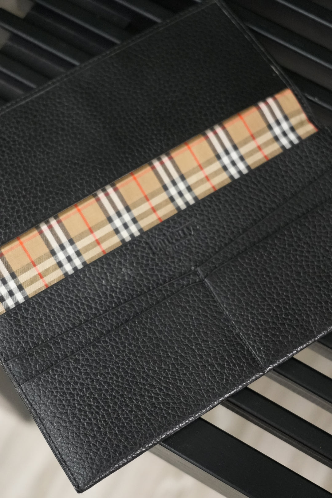 Burberry Nova Check Long Wallet