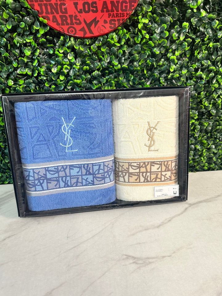 Saint Laurent YSL Two Towel Set (7666)