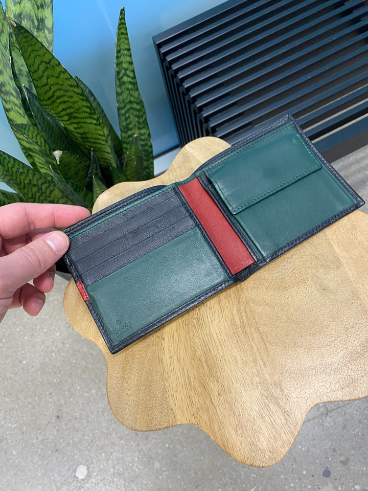 Gucci Black Micro Guccissima Billfold Wallet (3665)