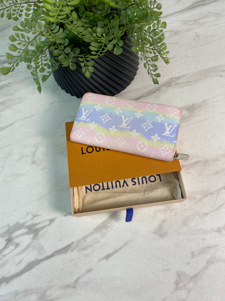 Louis Vuitton Monogram Escale Pastel Zippy Wallet (4067)