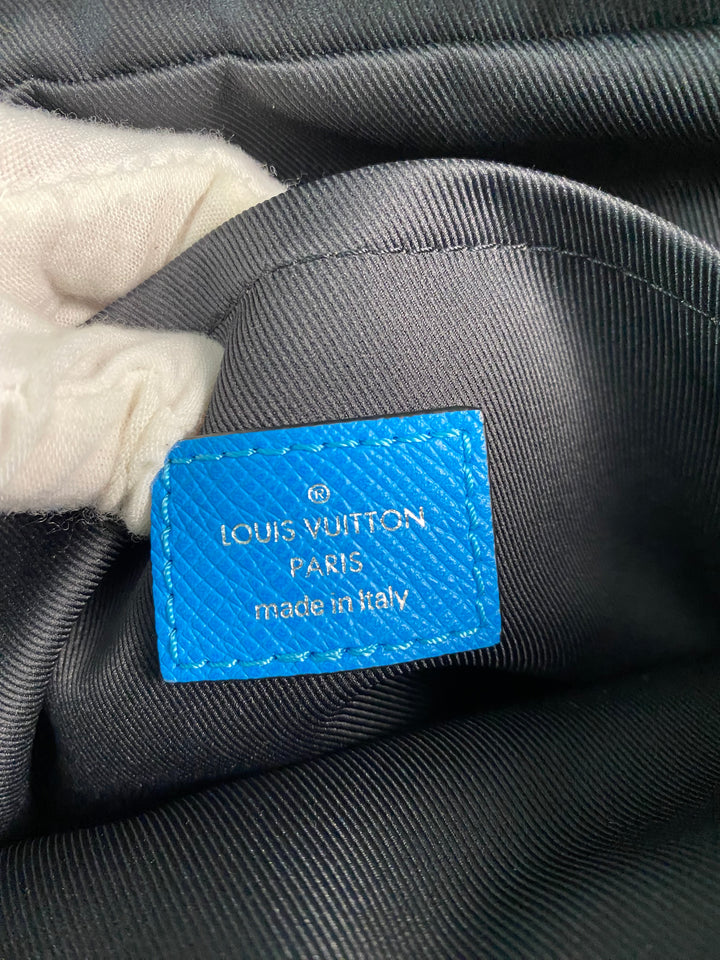 Louis Vuitton Blue Taigarama Outdoor Messenger Bag (2880)