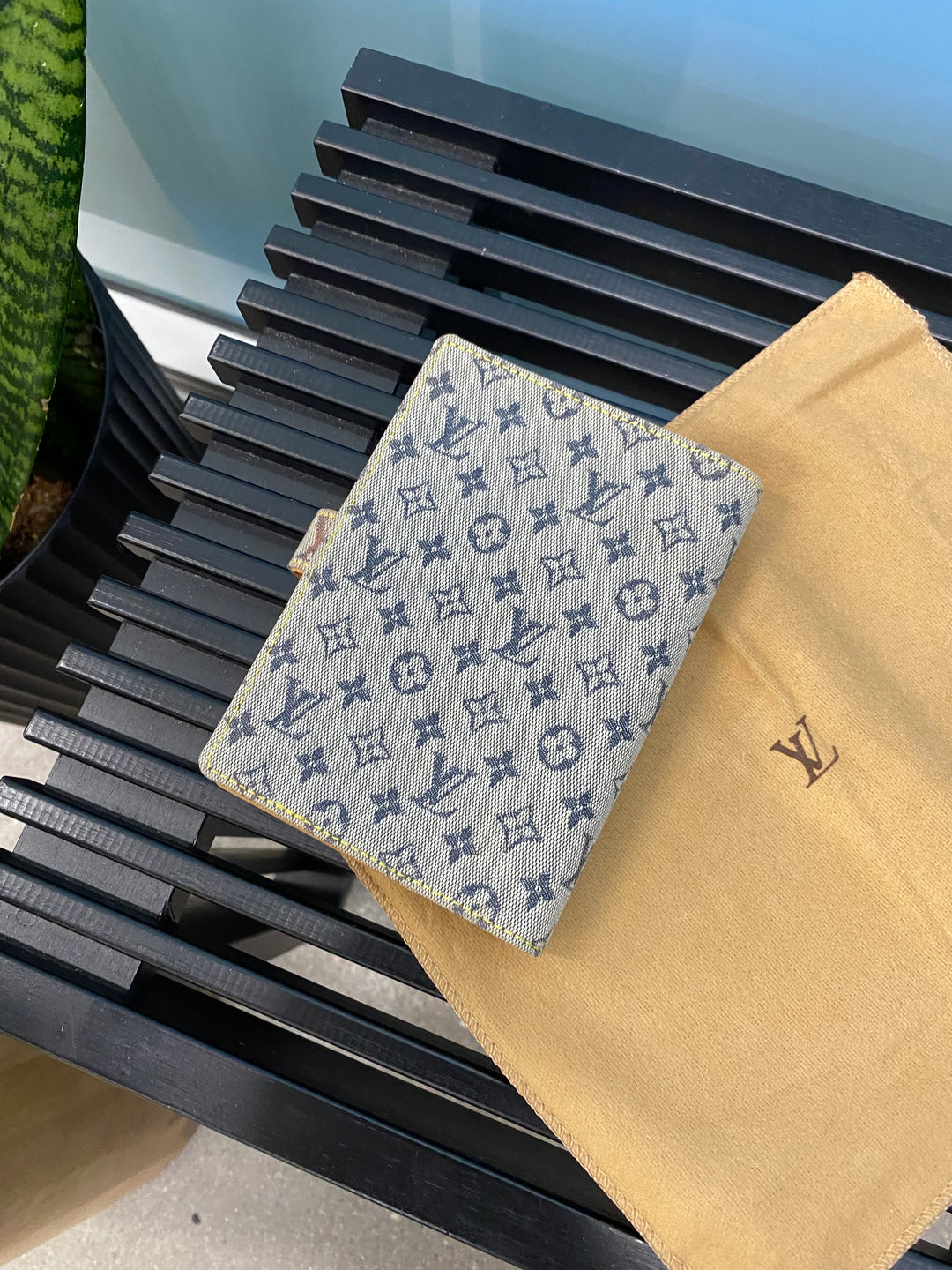 Louis Vuitton Navy Mini Lin Agenda PM (9383)