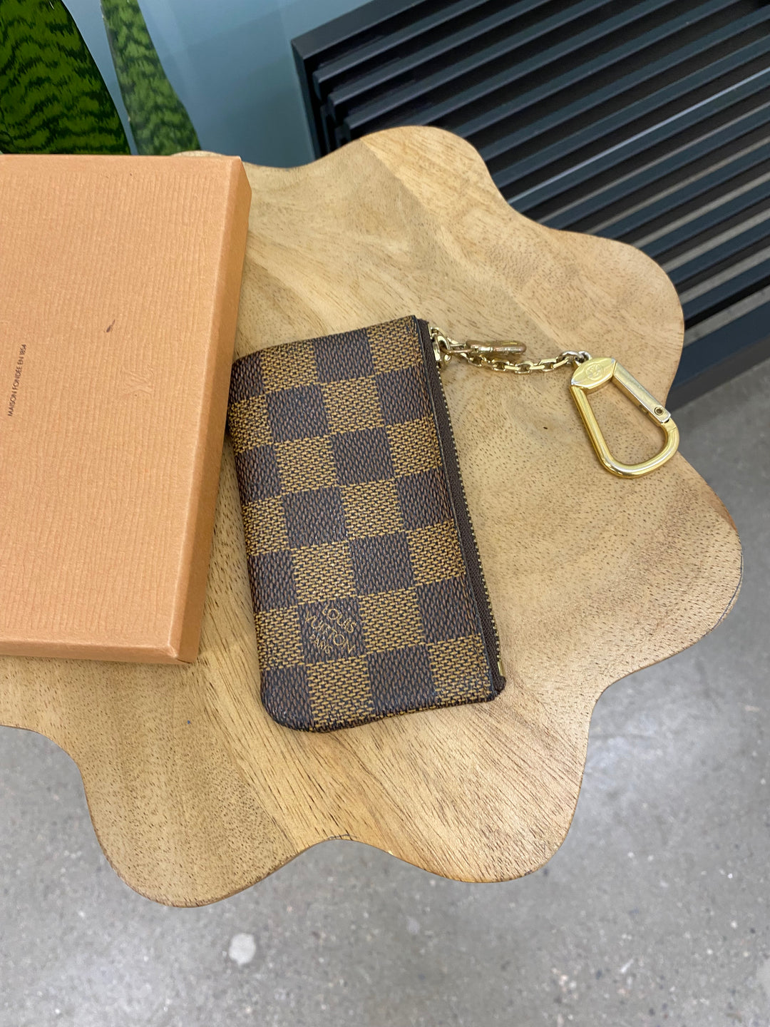 Louis Vuitton Damier Ebene Key Cles (0683)