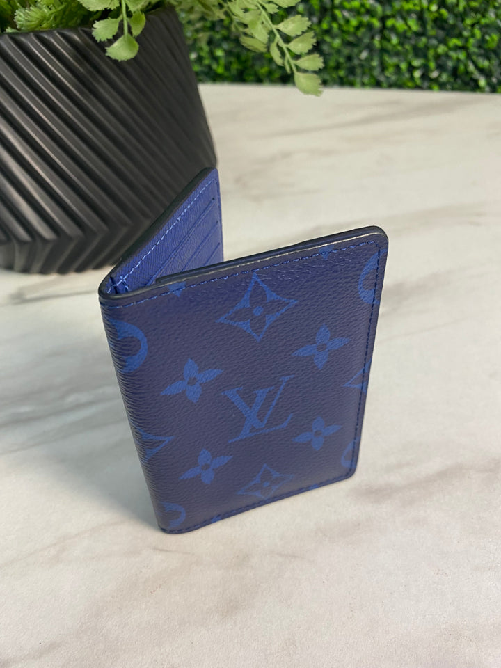 Louis Vuitton Cobalt Taigarama Pocket Organizer (7191)