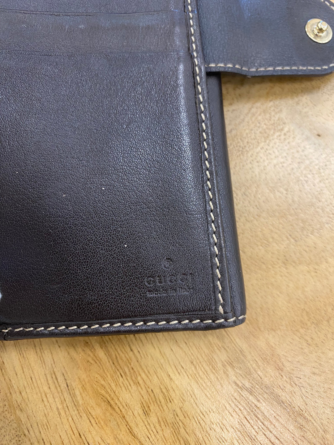 Gucci GG Canvas Heart Long Wallet (7608)