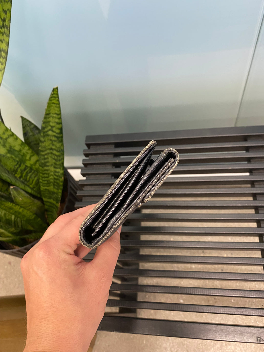 Gucci Black GG Canvas Long Wallet (4372)