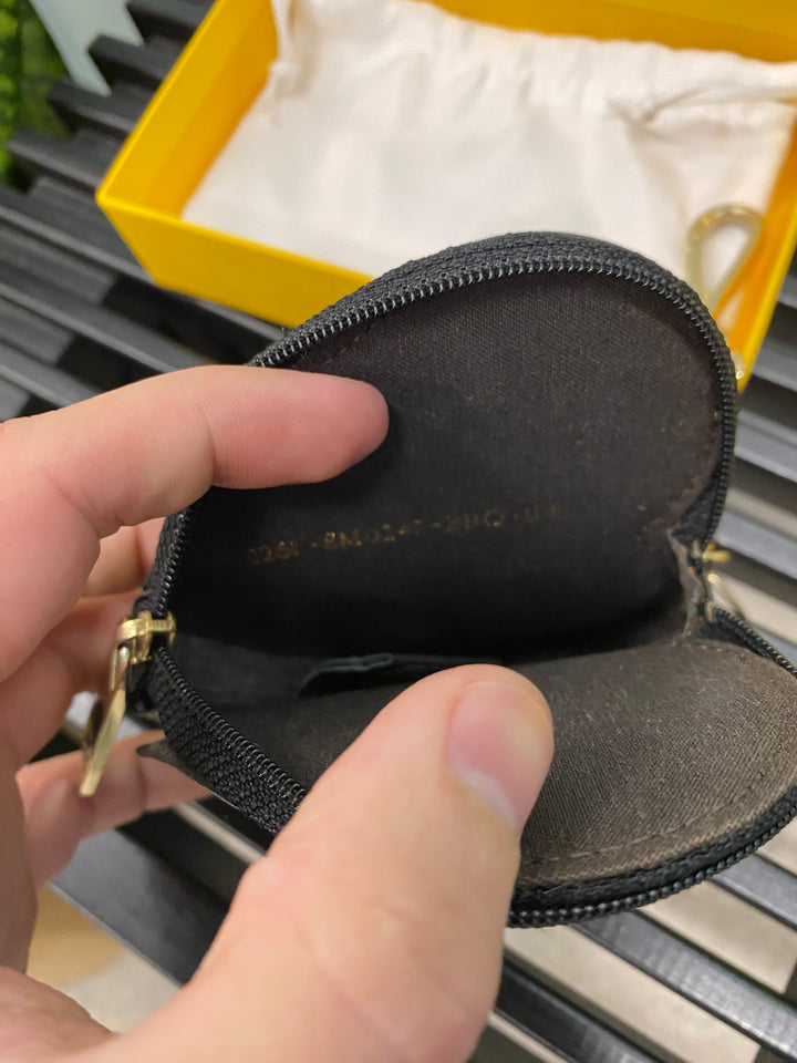 Fendi Multicolor Zucca Heart Coin Pouch (8987)