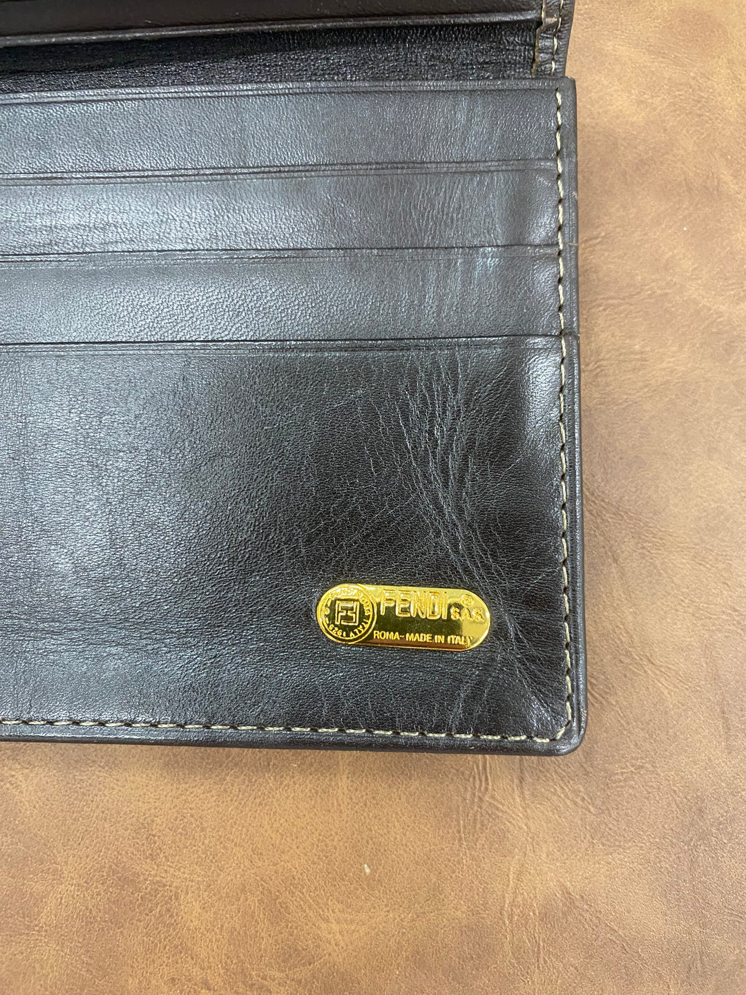 Fendi Zucca Long Flap Wallet (7145)
