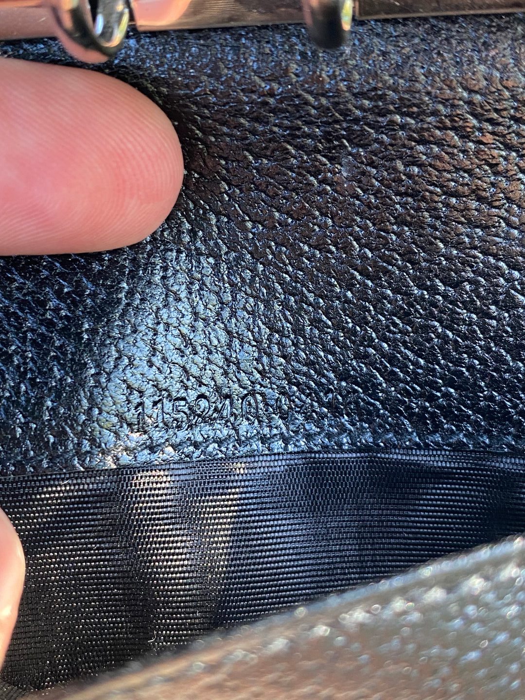 Gucci Black GG Canvas Agenda PM (3530)