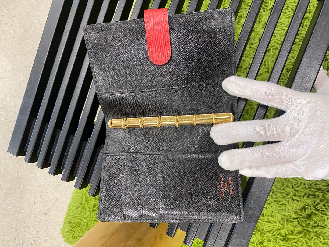 Louis Vuitton Red Epi Agenda PM (3651)