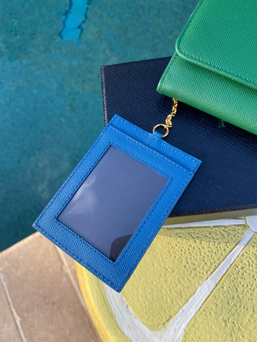 Prada Green Saffiano Long Wallet (5372)