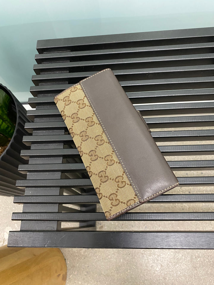 Gucci GG Canvas Heart Long Wallet (7583)