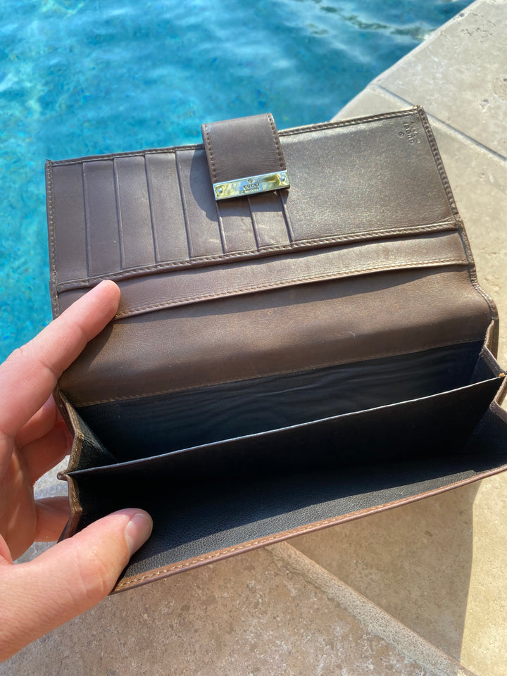 Gucci GG Canvas Long Wallet (2454)