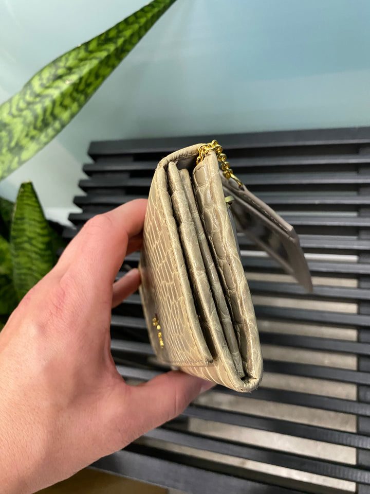 Prada Croc Embossed Long Wallet (9955)