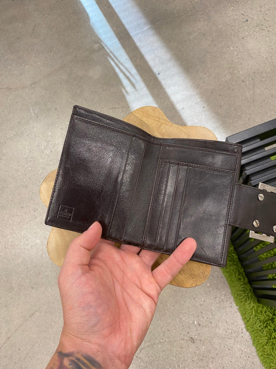 Fendi Zucca Compact Wallet (8987)