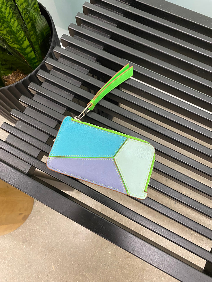 Loewe Tri Color Puzzle Coin/Card Case (5778)