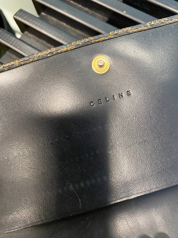 Celine Black Macadam Long Wallet (1191)