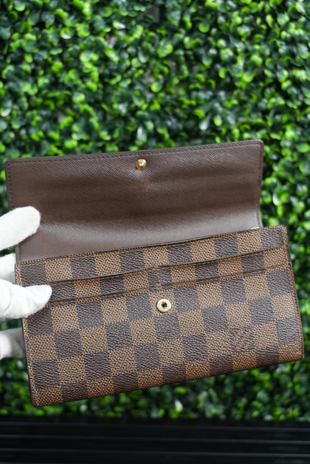 Louis Vuitton Damier Ebene Long Wallet