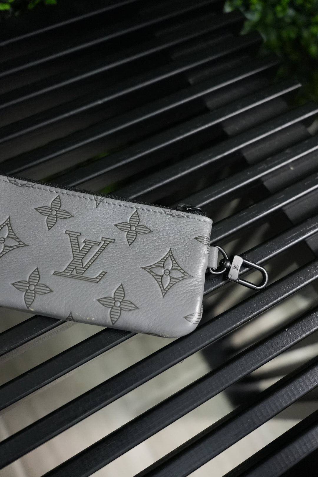 Louis Vuitton Shadow Grey Coin Pouch