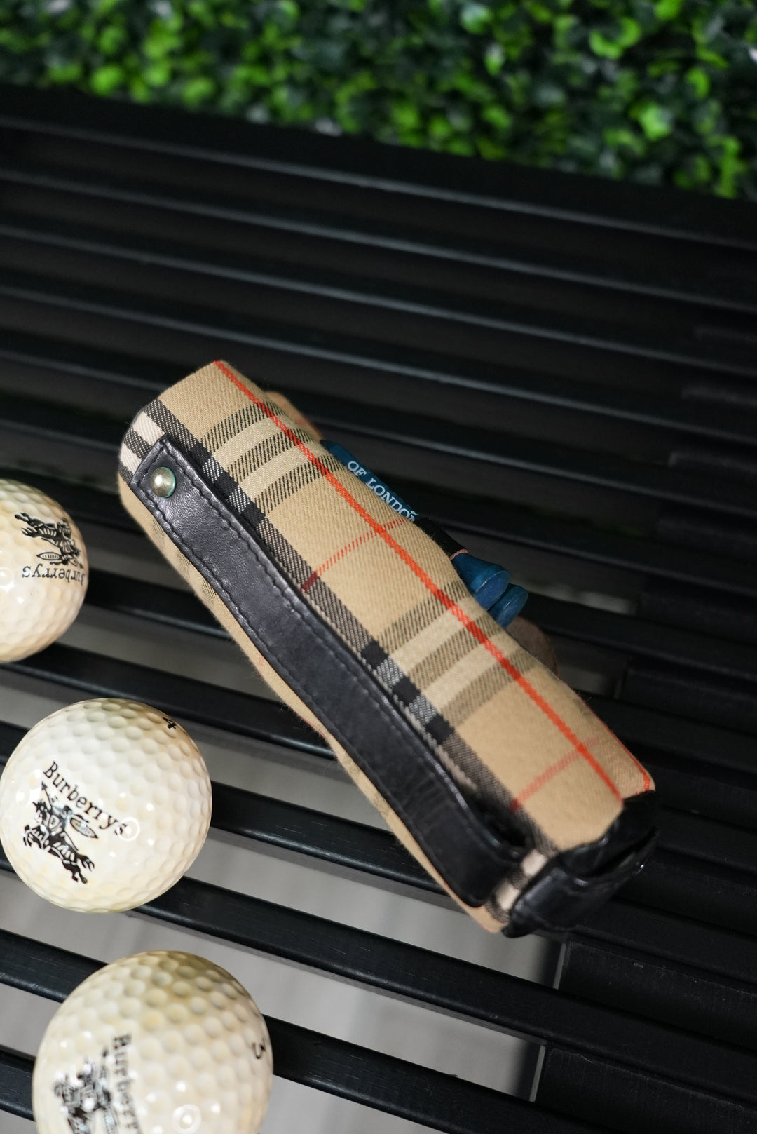 Burberry Vintage Nova Check Golf Case l