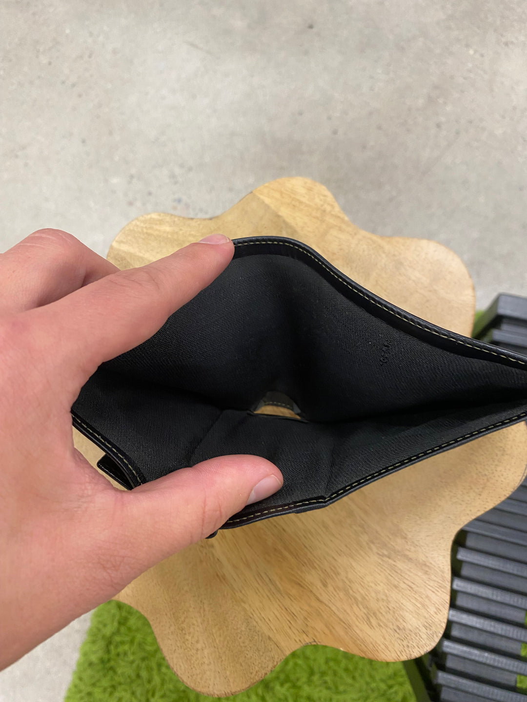 Fendi Pequin Canvas Billfold Wallet (7678)