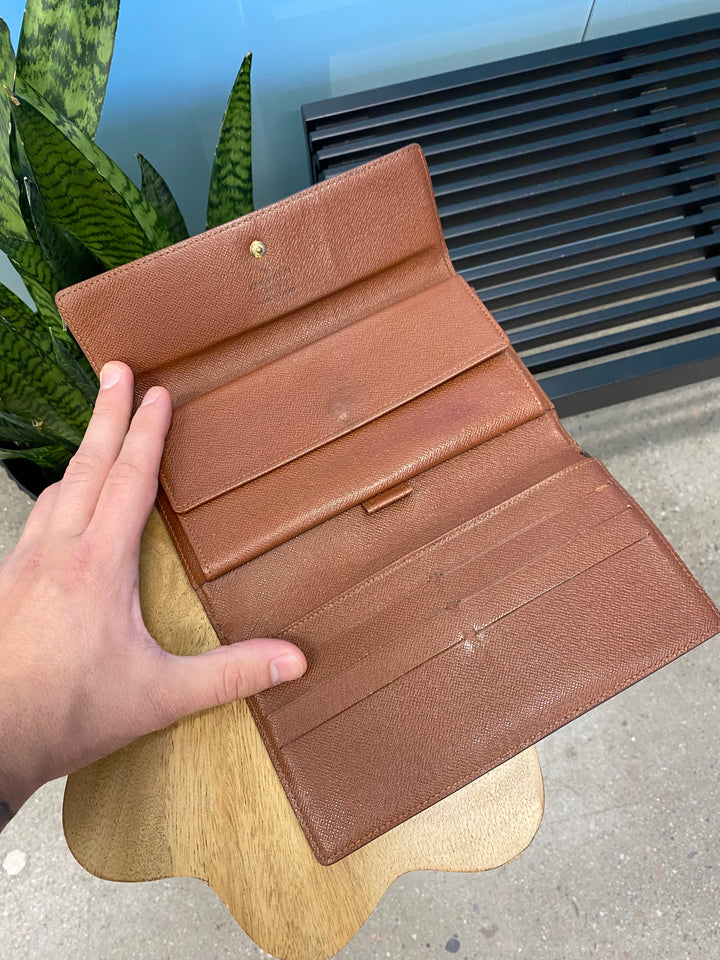 Louis Vuitton Monogram International Long Wallet (7645)