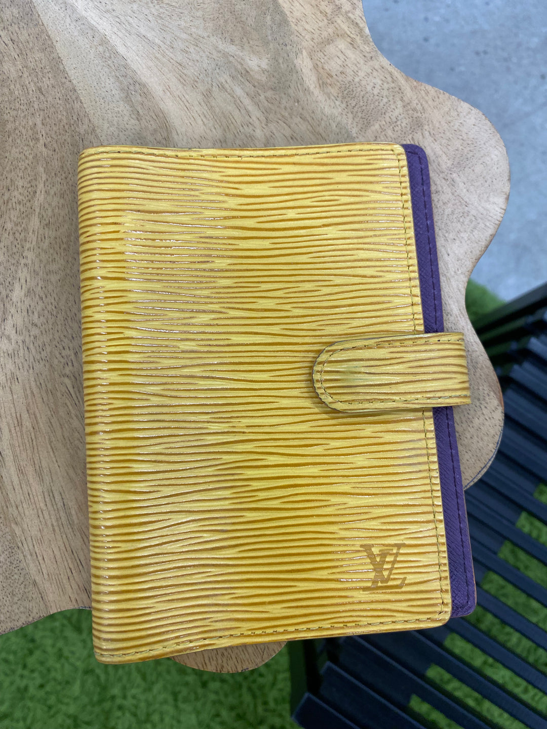 Louis Vuitton Yellow Epi Agenda PM (3882)