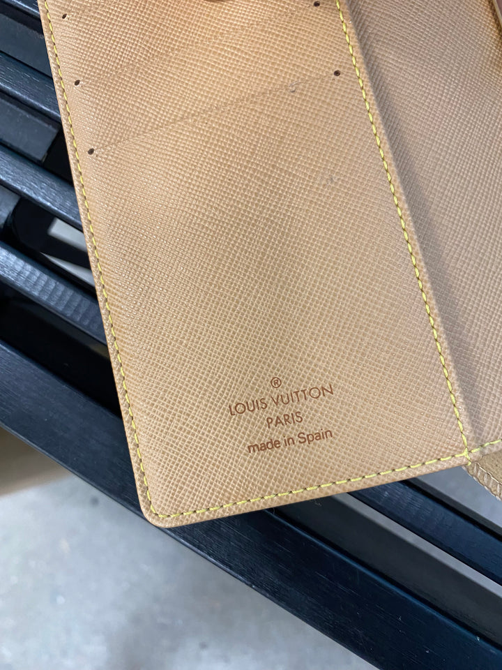Louis Vuitton Navy Mini Lin Agenda PM (9383)