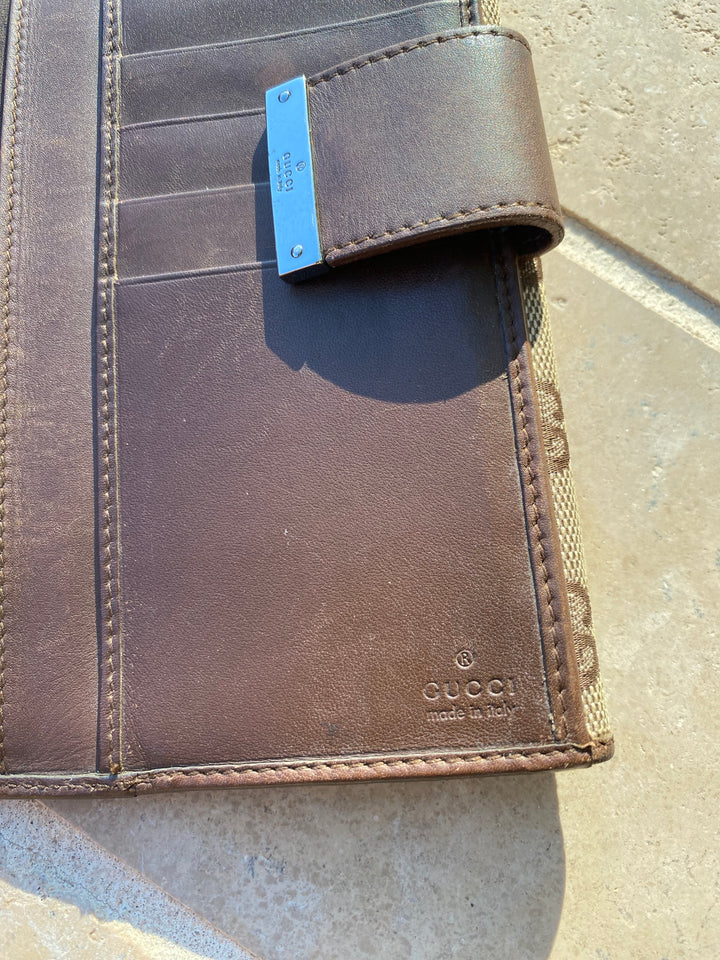 Gucci GG Canvas Long Wallet (2454)