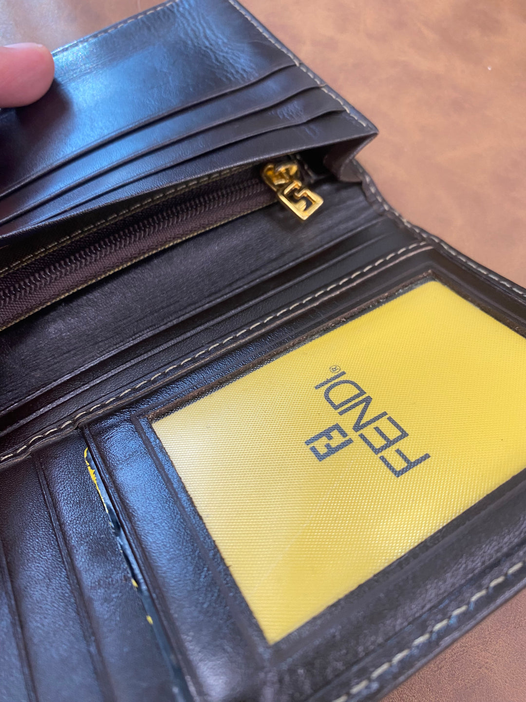 Fendi Zucca Long Flap Wallet (7145)