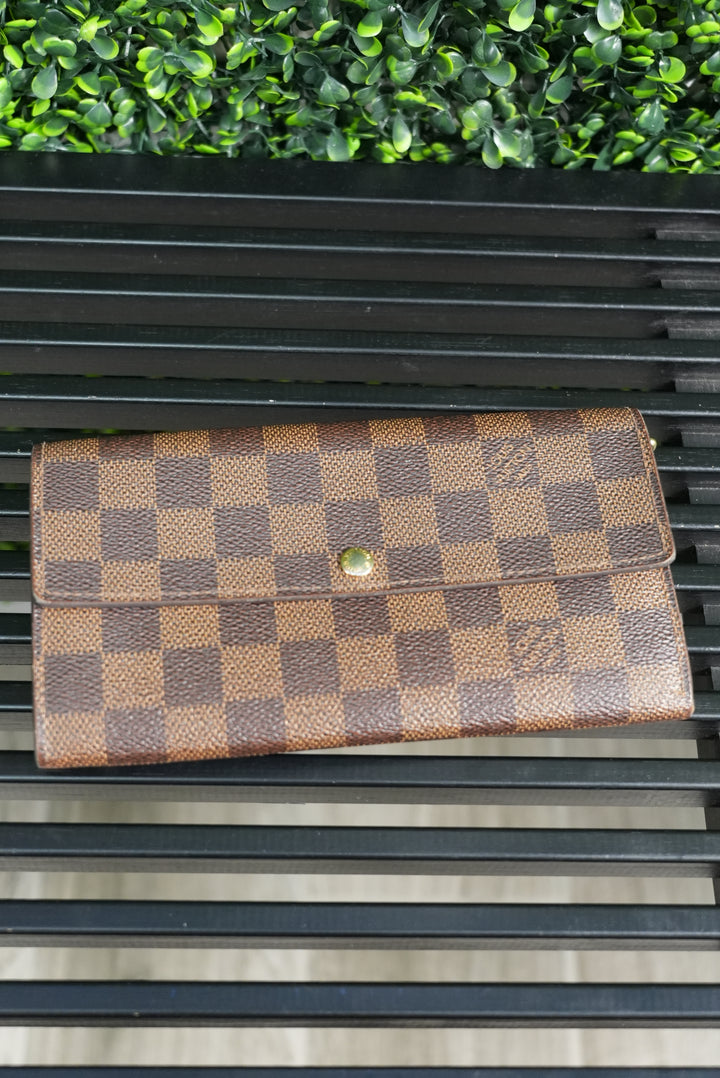 Louis Vuitton Damier Ebene Long Wallet