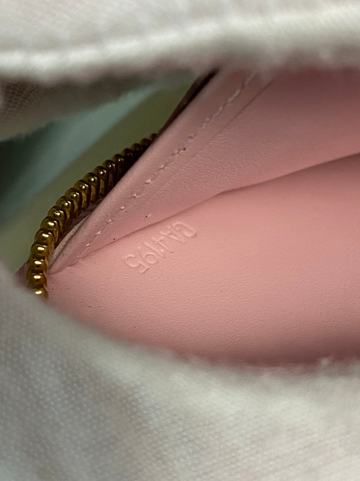 Louis Vuitton Pink Vernis Zippy Wallet (7239)