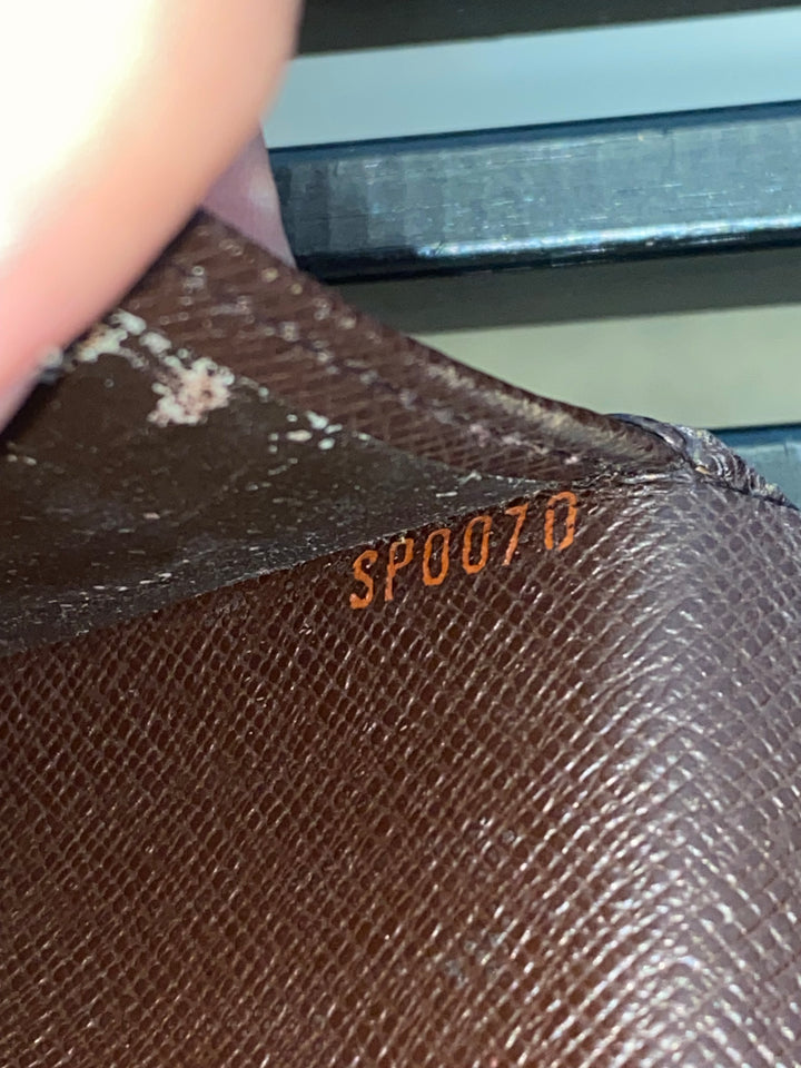 Louis Vuitton Damier Ebene Porte Etui Wallet (1473)