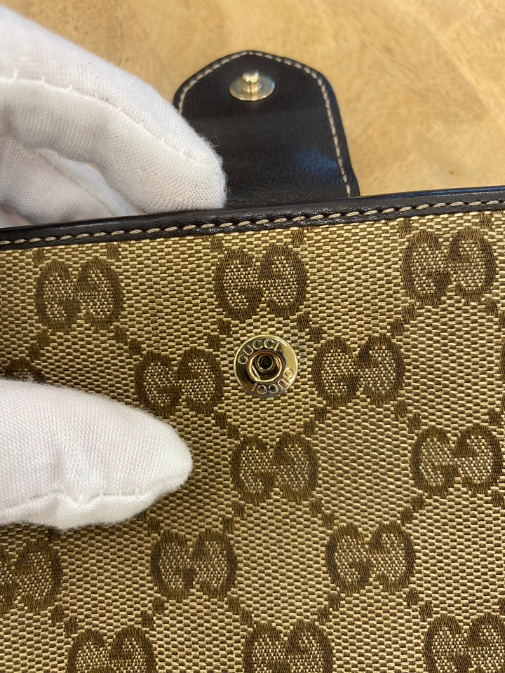 Gucci GG Canvas Heart Long Wallet (7608)